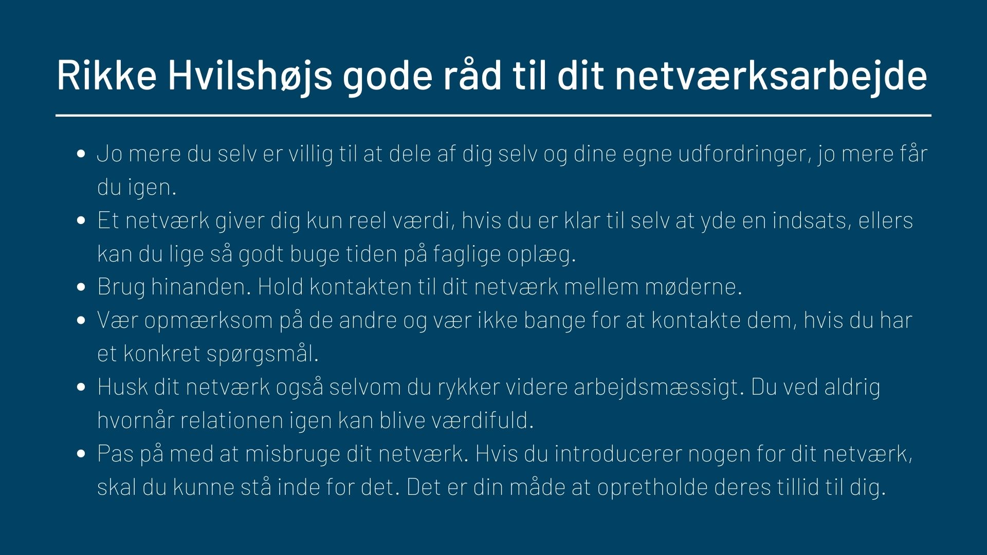 Gode raad netvaerk